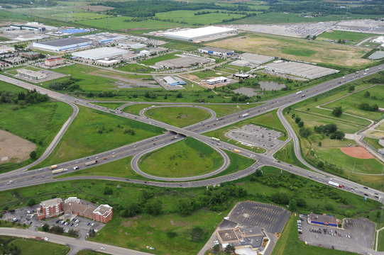 Aerial view of southern Ontario