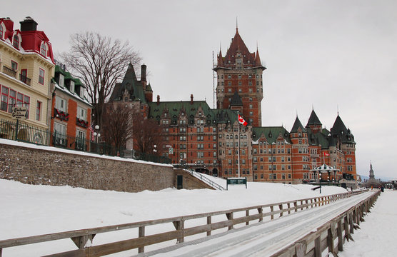 Quebec City In The Winter Time