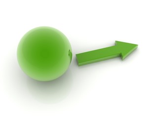 green sphere