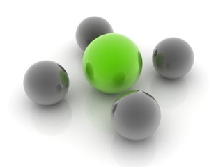 green sphere