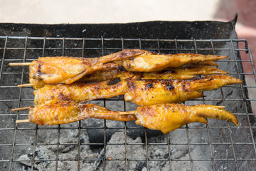 grilled chicken wing