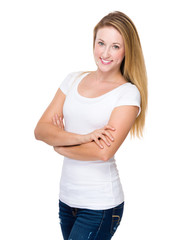 Fototapeta premium Caucasian woman portrait