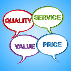 Quality Words Indicates Satisfied Satisfaction And Certified