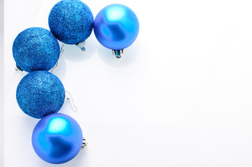 Christmas decoration isolated on white.