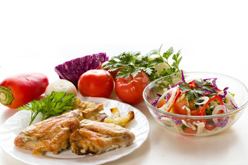 Chicken wings.