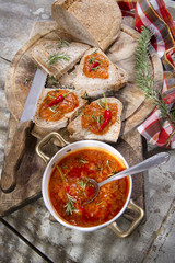 Bruschetta spicy