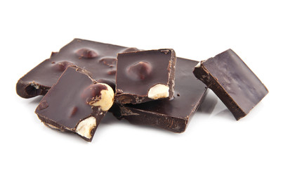 pieces of chocolate