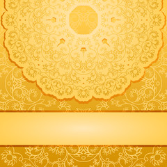 Elegant gold backgroundŒ