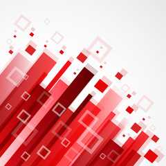 Digital red background
