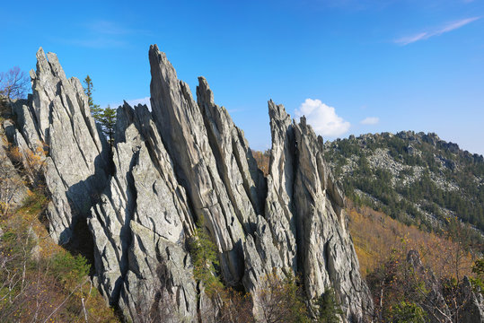 The mountains of the Southern Urals.