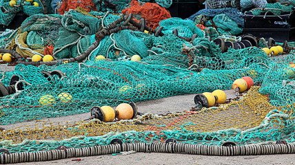 Filets et flotteurs. © koenig foto