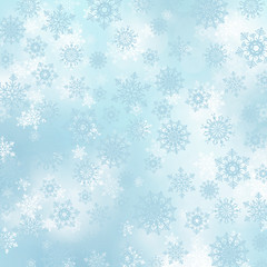 Christmas background with snowflakes