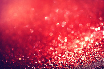 Christmas Background. Red Holiday Blinking Background