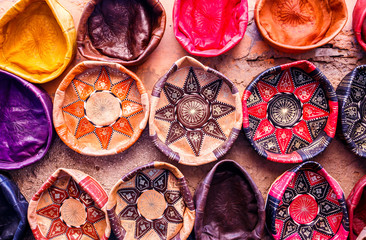 Traditional handmade leather souvenirs