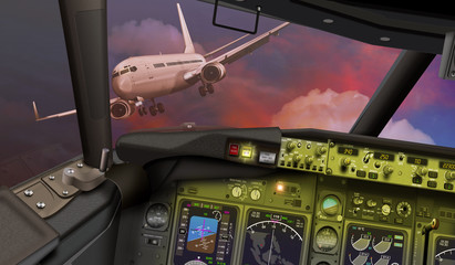 Passagierflugzeug auf Kollisionskurs, Mayday