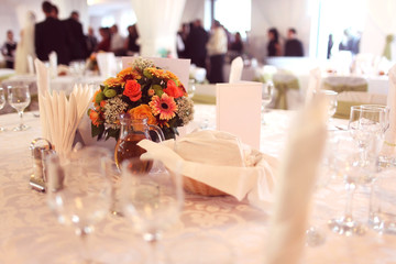 Beautiful wedding flower decoration
