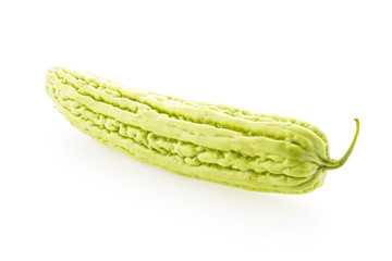 Bitter melon isolated on white background