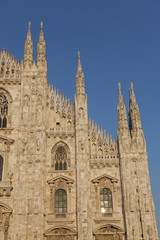 Fototapeta na wymiar Cathedral of Milan, Lombardy, Italy