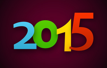 2015 colorful word.