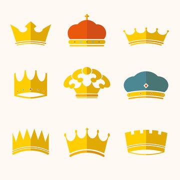 vintage antique crowns
