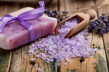 Obraz na płótnie Canvas Lavender soap