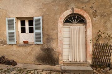 Façade à Pigna-Corse