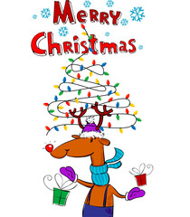 Christmas greeting card