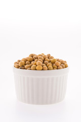 Soybean isolated on white background