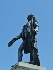 Fototapeta premium Statue of Captain Arthur Phillip in Sydney