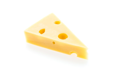 Cheese isolated on white