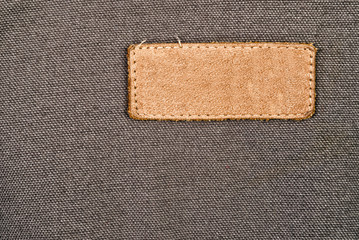 Blank Leather Label Tag