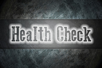 Health Check Concept