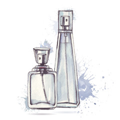 Beautiful perfume bottle. - 72783852