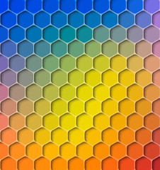 Sunrise Colored Abstract Background, Vector Illustration