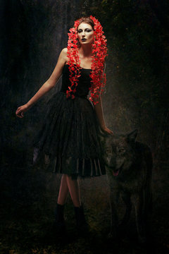 Contemporary version of red riding hood