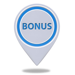 bonus pointer icon on white background