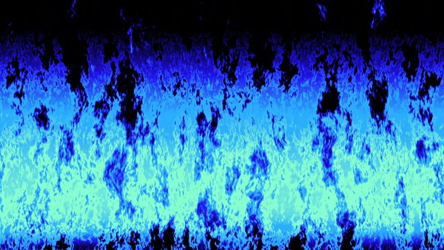 Burning fire generated seamless loop video