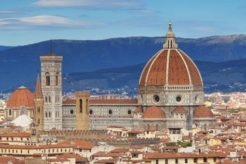 Fototapeta na wymiar Brunelleschi’s Dome (Santa Maria del Fiore)