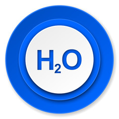 water icon, h2o sign