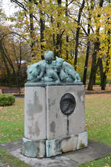Fototapeta premium Monument to the founder and the first director of the Konigsberg