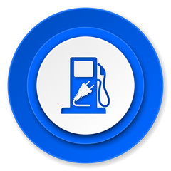 fuel icon, hybrid fuel sign