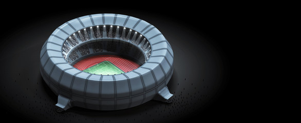 The outside of the stadium © efks