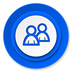forum icon, people sign
