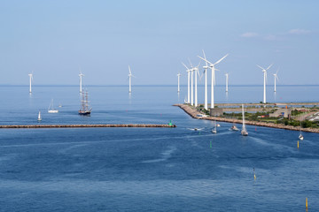 Copenhagen Wind Farm and Harbour