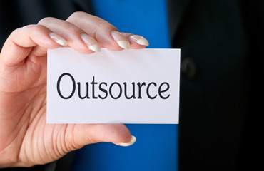 Outsource business card