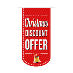 Christmas discount offer banner