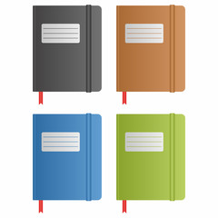 Notebook icon set