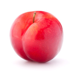 Sweet plum isolated on white background cutout