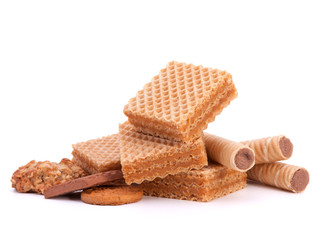 Wafers or honeycomb waffles