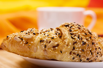 Breakfast time.